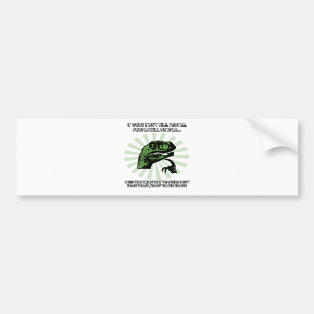 Philosoraptor rostat bröd och Toasters Bildekal (Framsidan)