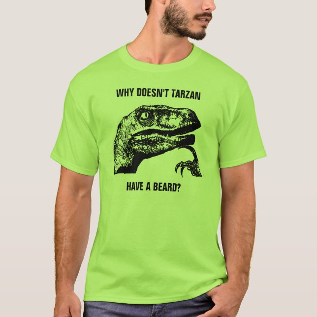 Philosoraptor Tarzan T-shirt (Framsida)