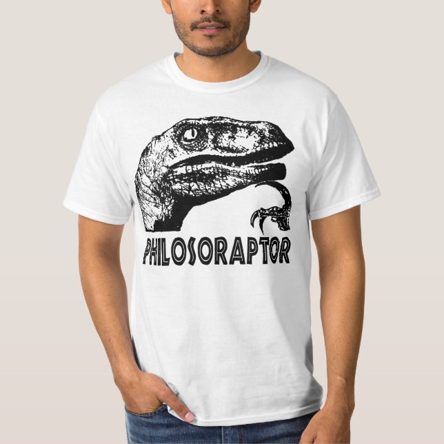 Philosoraptor Tee Shirt (Framsida)