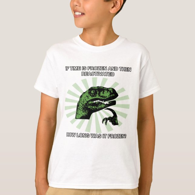 Philosoraptor Time Tröja (Framsida)