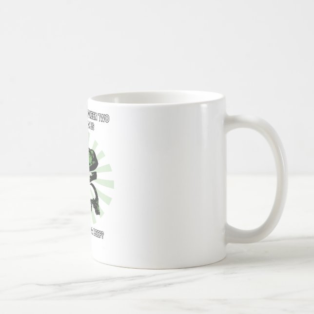 Philosoraptor vegetarian kaffemugg (Höger)