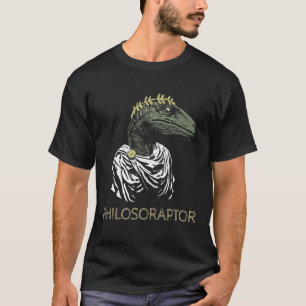 Philosoraptor Velociraptor Philosopher Filosoph T Shirt