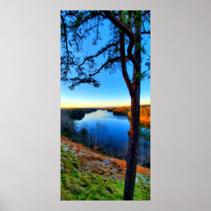 Philpott Sjö i Virginia Poster