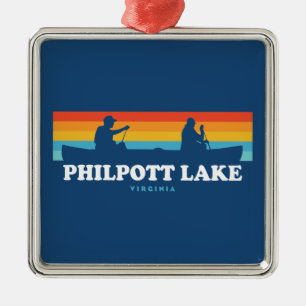 Philpott Sjö Virginia Canoe Julgransprydnad Metall