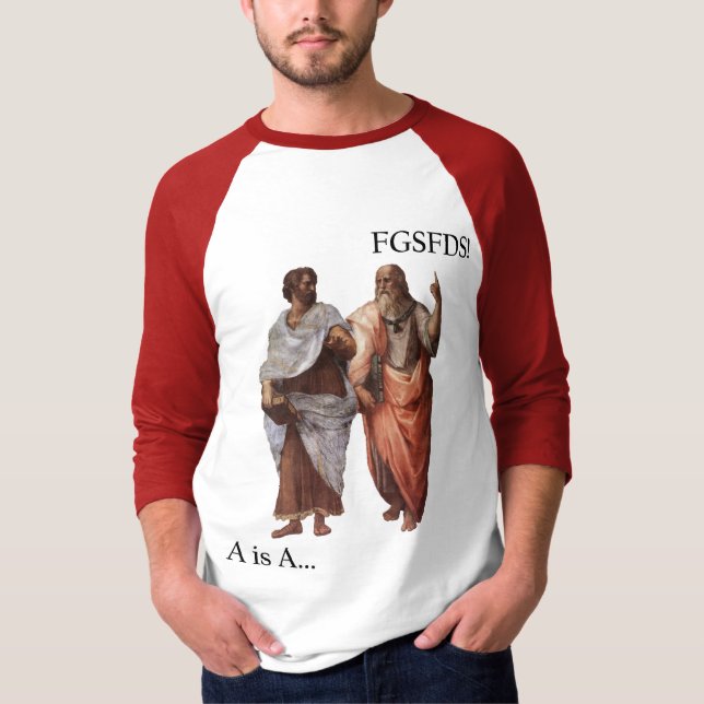 Philsophical uppdelning A är A vs FGSFDS Tee Shirt (Framsida)