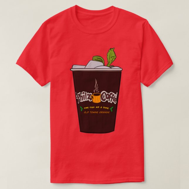 Philz-kaffe  t shirt (Design framsida)