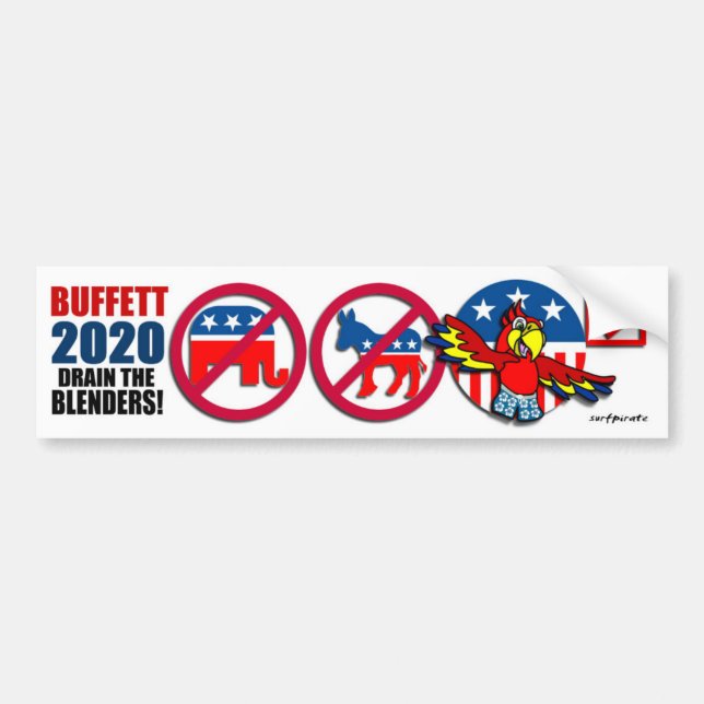 PHin Party 2020 för Parrotheads Bumper Sticker Bildekal (Framsidan)