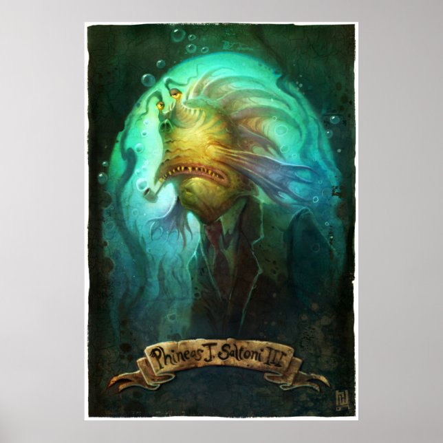 Phineas J. Saltoni III Skriv ut Poster (Framsidan)