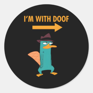 Phineas och Ferb Candace mot Universum jag är Runt Klistermärke
