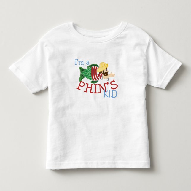 Phins skjorta för ungesmåbarn tee shirt (Framsida)