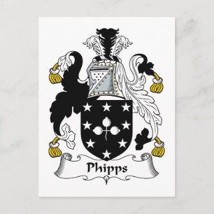 Phipps familjevapen vykort