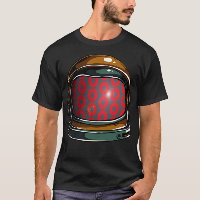 Phish Donut Astronaut T Shirt (Framsida)