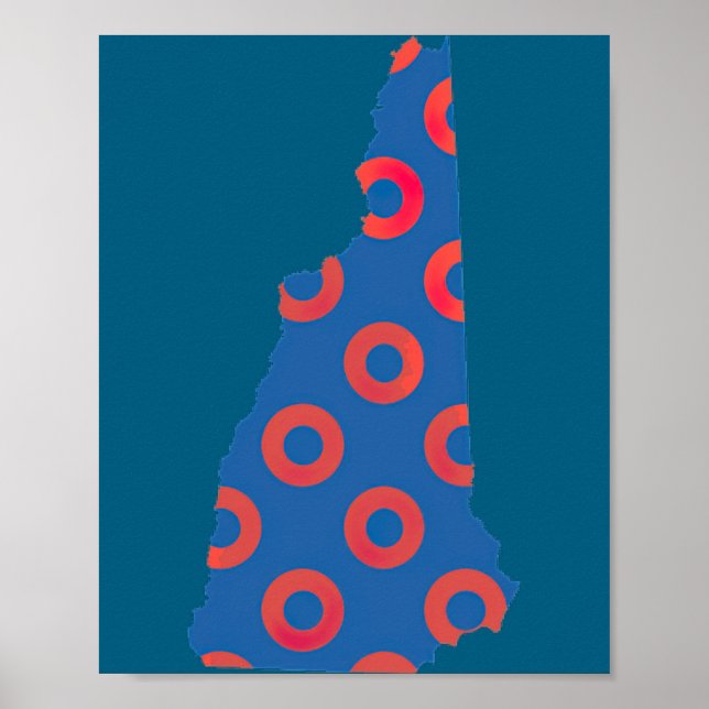 Phish Fishman Donut New Hampshire Ecavator Boy Don Poster (Framsidan)