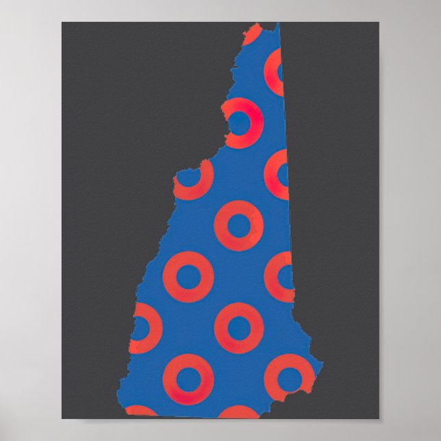 Phish Fishman Donut New Hampshire Ecavator Boy Don Poster (Framsidan)