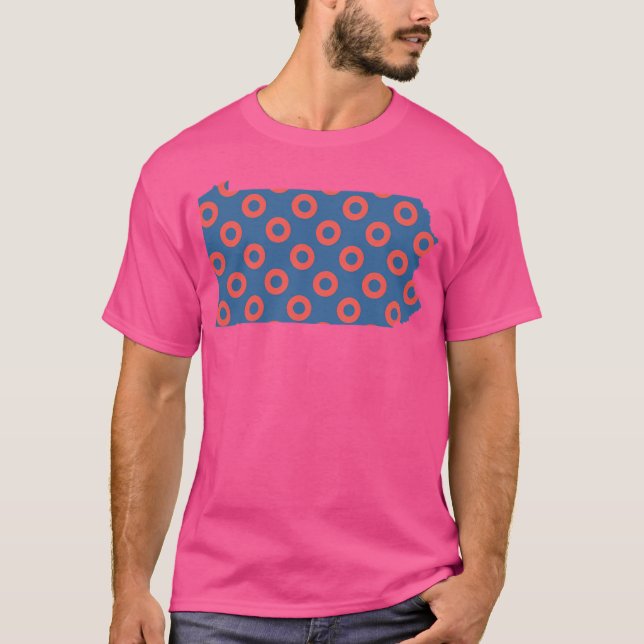 Phish Fishman Donut Pennsylvania Phan Apparel och T Shirt (Framsida)