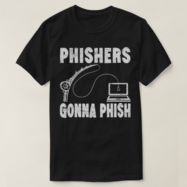 Phishers ska Phish Cyber Security Game Master Ha T Shirt (Design framsida)