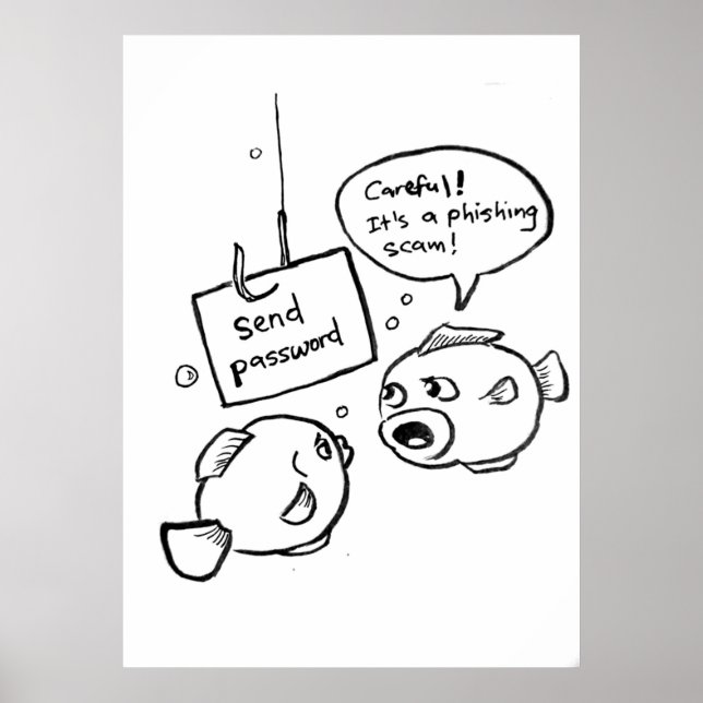 Phishing Scam Poster (Framsidan)