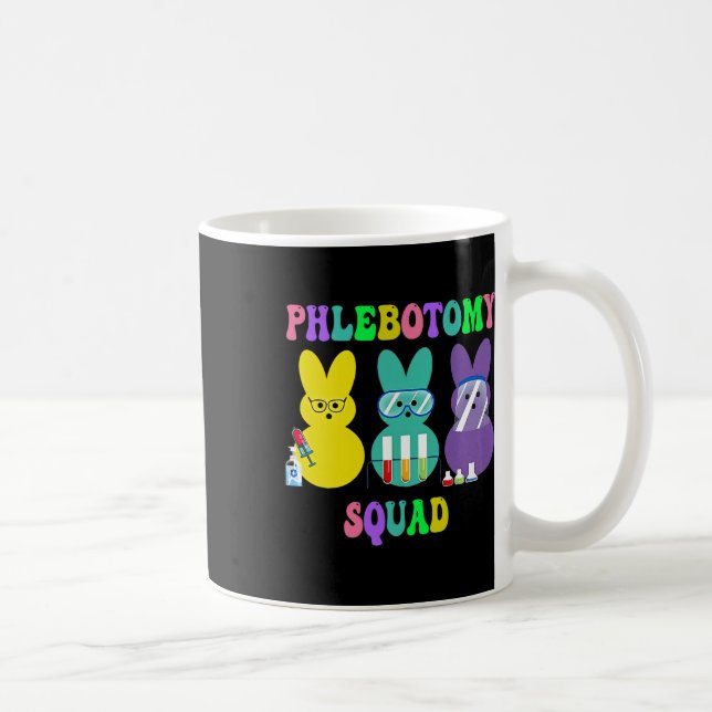 Phleb Tech Sjuksköterska, Påskdag Phlebotomist, Bl Kaffemugg (Höger)