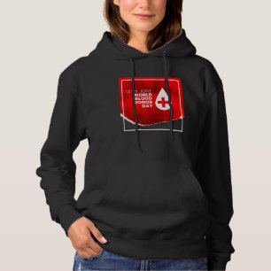 Phlebotomi Heartslag typ Ph på Världsblodgivardage T Shirt