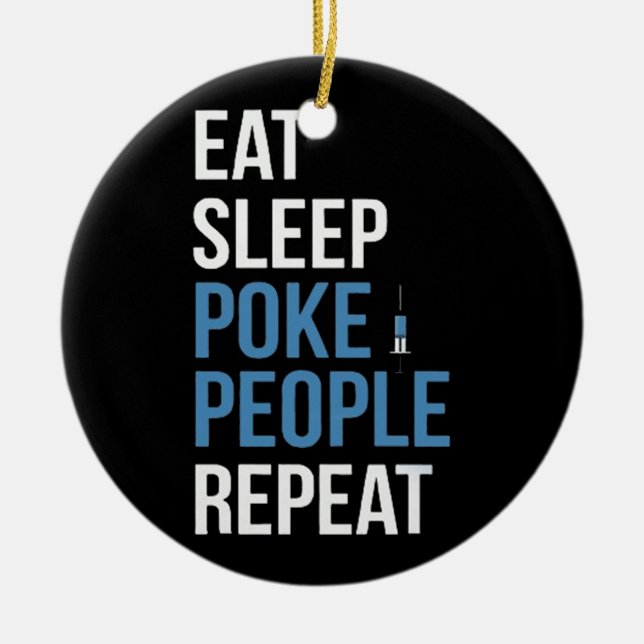 Phlebotomi-PM Julgransprydnad Keramik (Framsidan)