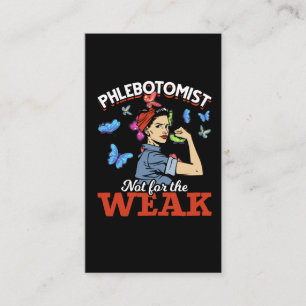 Phlebotomist Coworking Studenten Butterfly Visitkort