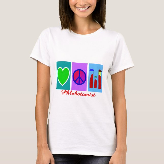 Phlebotomist gåvor tee shirt (Framsida)