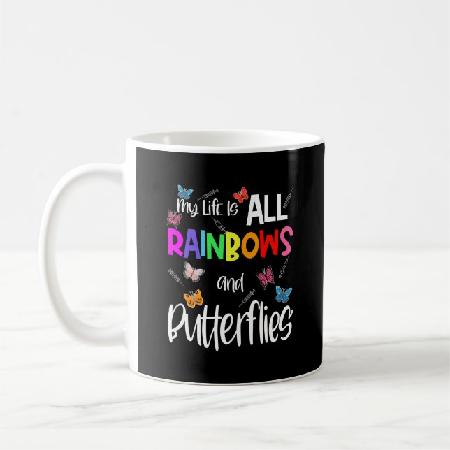 Phlebotomist Gift Nurse Blood Lab Funny  Kaffemugg (Vänster)