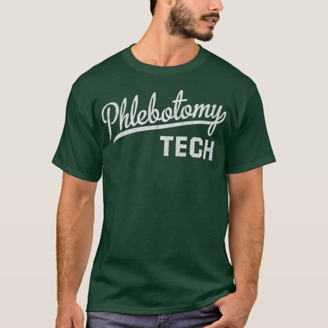 Phlebotomist Gift Phlebotomy Technician T Shirt (Framsida)