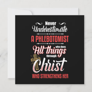 Phlebotomist Jesus Phlebotomy Blood Gift Inbjudningar