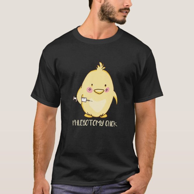 Phlebotomist Phlebotomy Chick   T Shirt (Framsida)