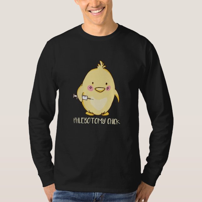 Phlebotomist Phlebotomy Chick   T Shirt (Framsida)