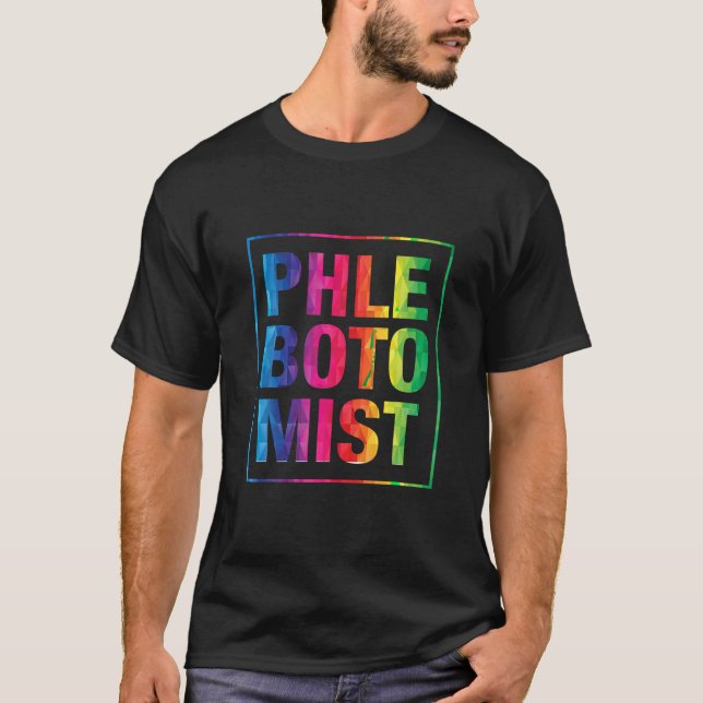 Phlebotomist Phlebotomy Life Saver Blood Donor Syr T Shirt (Framsida)