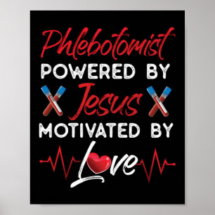 Phlebotomist Phlebotomy Phlebotomist med effekt av Poster