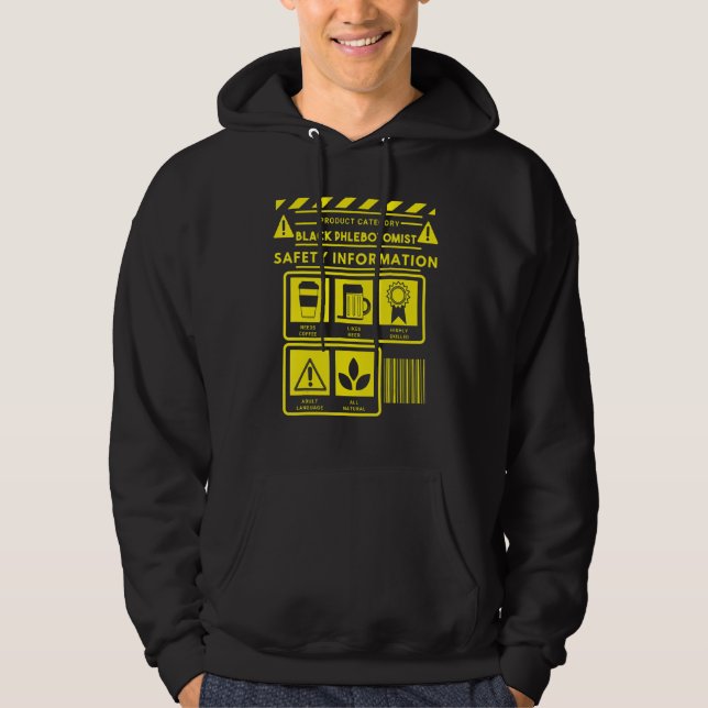 Phlebotomist Phlebotomy Technician 8 Hoodie (Framsida)