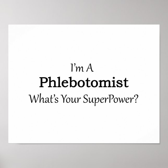 Phlebotomist Poster (Framsidan)
