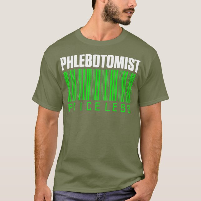 Phlebotomist Prisa Phlebotomy Technician-gåvor T Shirt (Framsida)