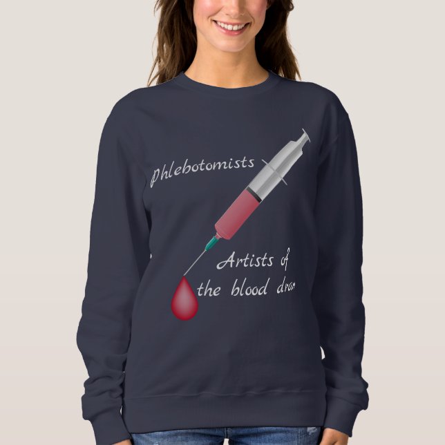 Phlebotomist T Shirt (Framsida)