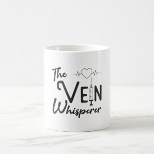 Phlebotomist, Vein Whisperer Nurse Phlebotomy Kaffemugg