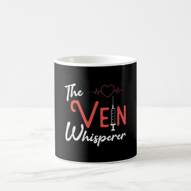 Phlebotomist, Vein Whisperer Phlebotomy Gift Kaffemugg (Center)