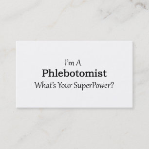 Phlebotomist Visitkort
