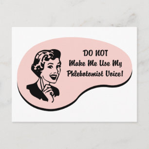 Phlebotomist Voice Vykort