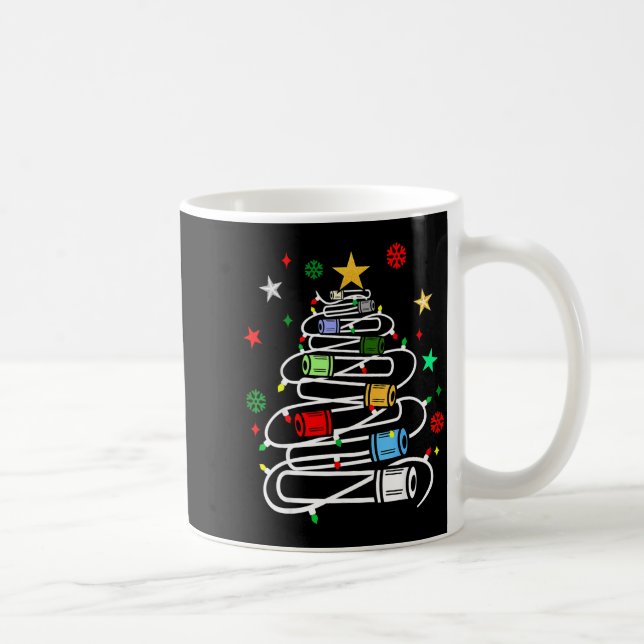 Phlebotomy Blood Tube Christmas Tree Phlebotomist  Kaffemugg (Höger)