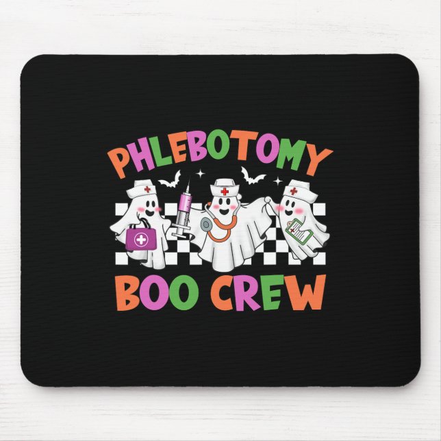 Phlebotomy Boo Crew Phlebotomist Halloween Costume Musmatta (Framsidan)