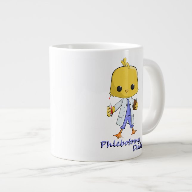 Phlebotomy Boy 11 oz Coffee Mugg Jumbo Mugg (Framsida höger)