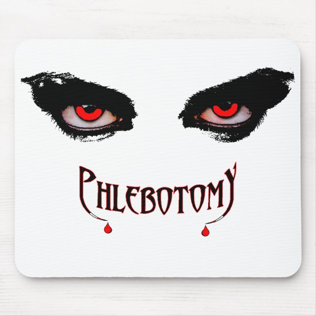 Phlebotomy Mousepad Musmatta (Framsidan)