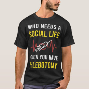 Phlebotomy Phlebotomist social T Shirt