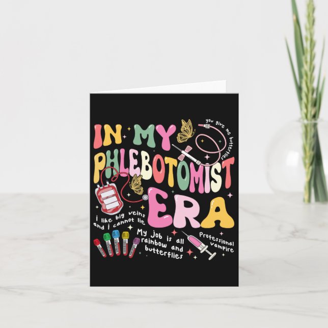 Phlebotomy sjukse i min fasbotomistiska era Groovy Kort (Framsida)