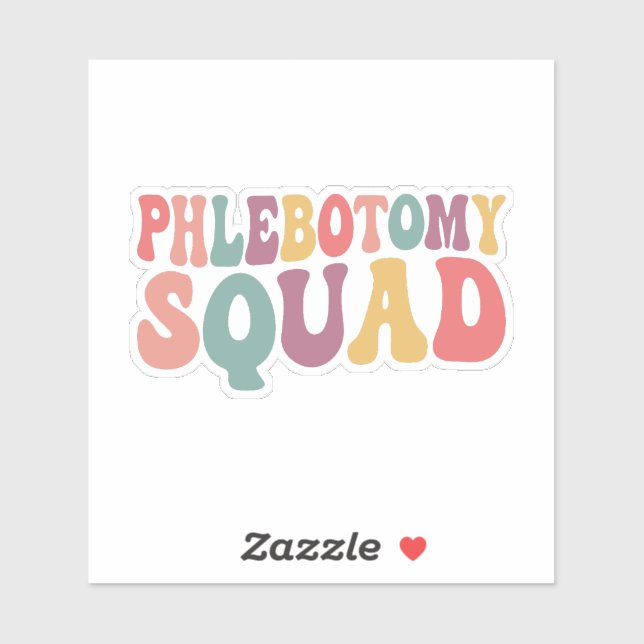 Phlebotomy Squad Klistermärken (Ark)