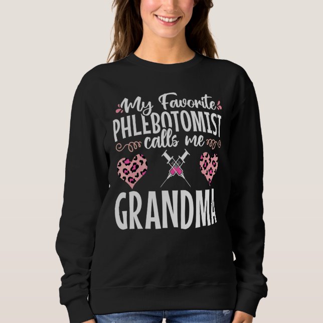 Phlebotomy Tech Favorite Phlebotomist kallar mig M T Shirt (Framsida)