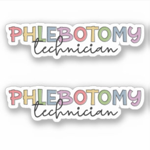 Phlebotomy Technician PBT Phlebotomy Tech Klistermärken